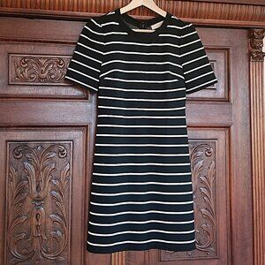 Striped A-Line Dress